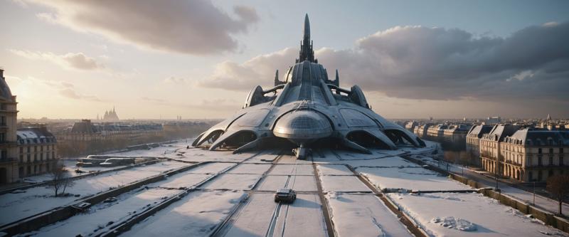 21556-369153394-RAW photography, cinematic, science fiction theme, ( an ultra realistic futuristic military spaceship is landing_1.4), ground vi.jpg